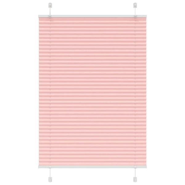 ARDEBO.de - Plissee Rosa 85x150 cm Stoffbreite 84,4 cm Polyester