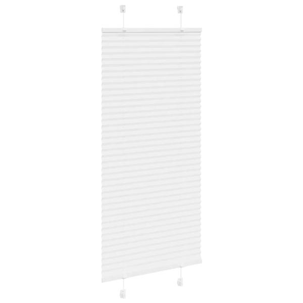 Plissee Weiß 60x150 cm Stoffbreite 59,4 cm Polyester