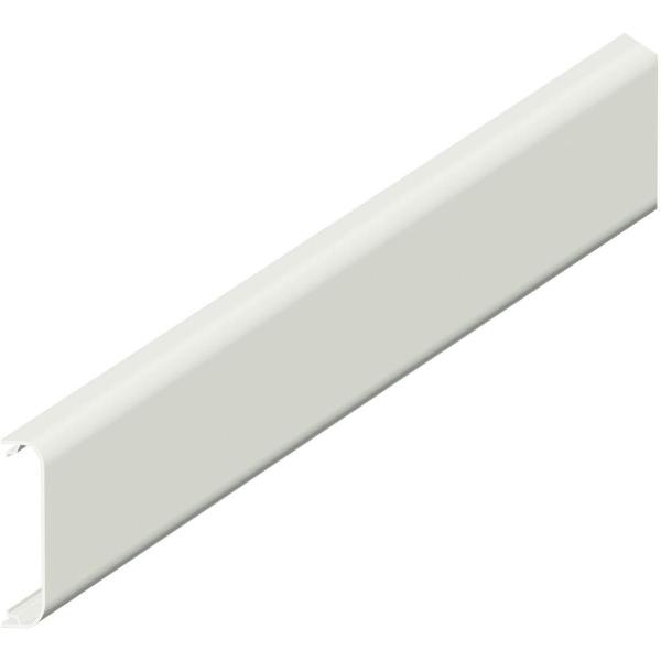 ARDEBO.de Gewiss NP42012 Sockelleistenkanal Oberteil, PVC, 20x50x2000mm, reinweiß