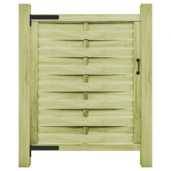 ARDEBO.de - Gartentor Imprägniertes Kiefernholz 100x125 cm Grün