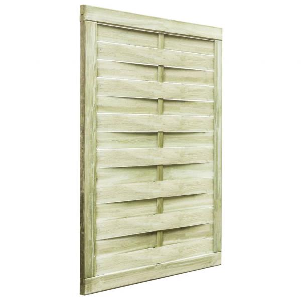 Gartentor Imprägniertes Kiefernholz 100x125 cm Grün