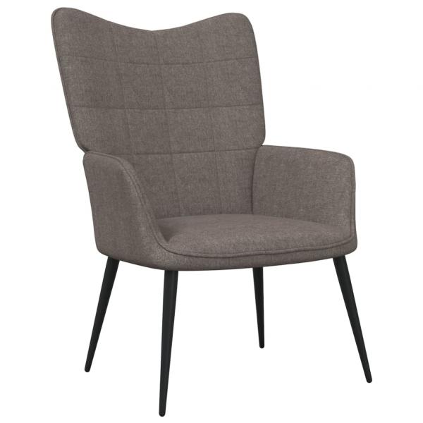 ARDEBO.de - Relaxsessel Taupe Stoff