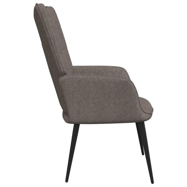 Relaxsessel Taupe Stoff