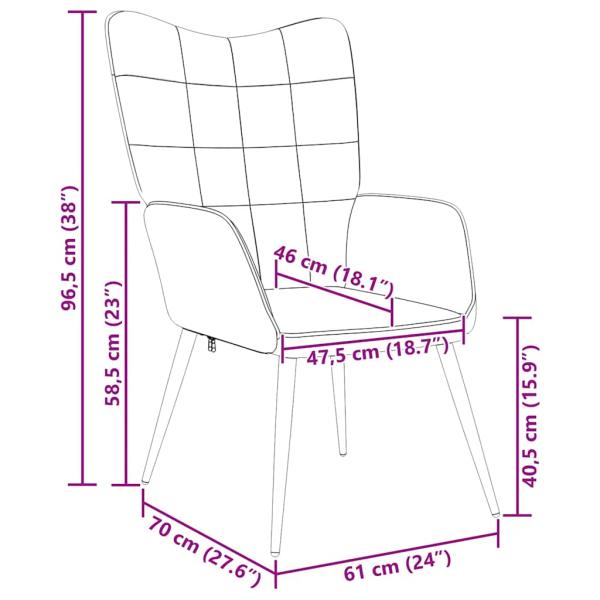 Relaxsessel Taupe Stoff