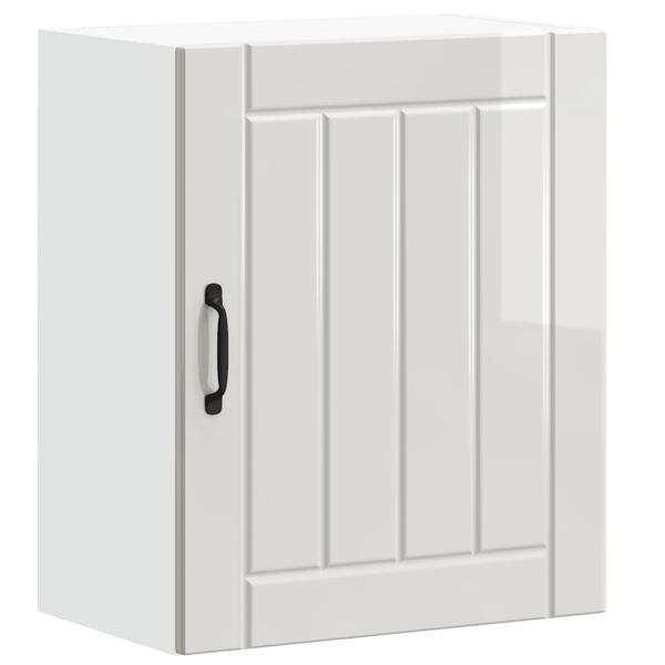 Küchen-Hängeschrank Lucca Hochglanz-Weiß Holzwerkstoff