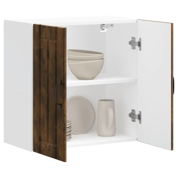 ARDEBO.de - Küchen-Hängeschrank Lucca Räuchereiche Holzwerkstoff
