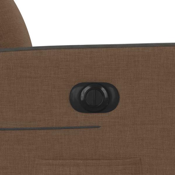 Relaxsessel Elektrisch Braun Stoff