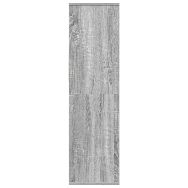 Bücherregal Grau Sonoma 34x31x112 cm Holzwerkstoff