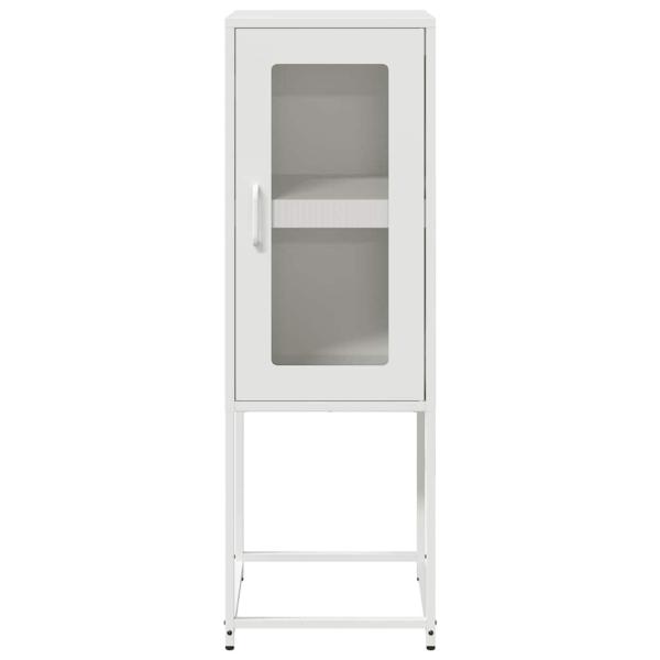 Sideboard Weiß 36x39x107 cm Kaltgewalzter Stahl