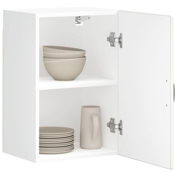 ARDEBO.de - Küchen-Hängeschrank Lucca Hochglanz-Weiß Holzwerkstoff