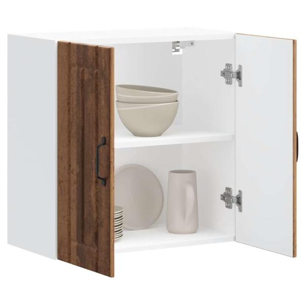 ARDEBO.de - Küchen-Hängeschrank Lucca Altholz-Optik Holzwerkstoff