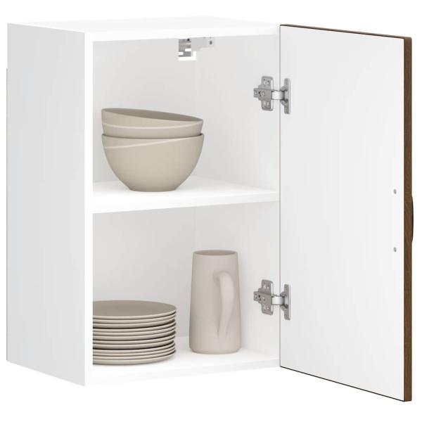 ARDEBO.de - Küchen-Hängeschrank Lucca Braun Eichen-Optik Holzwerkstoff
