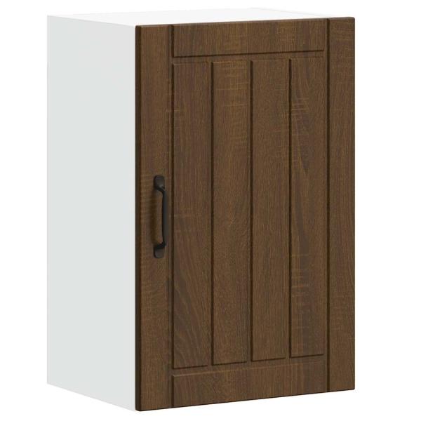 Küchen-Hängeschrank Lucca Braun Eichen-Optik Holzwerkstoff