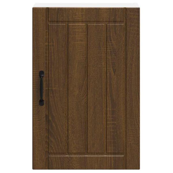 Küchen-Hängeschrank Lucca Braun Eichen-Optik Holzwerkstoff
