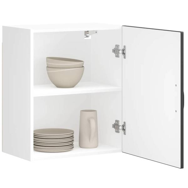 ARDEBO.de - Küchen-Hängeschrank Lucca Schwarz Holzwerkstoff
