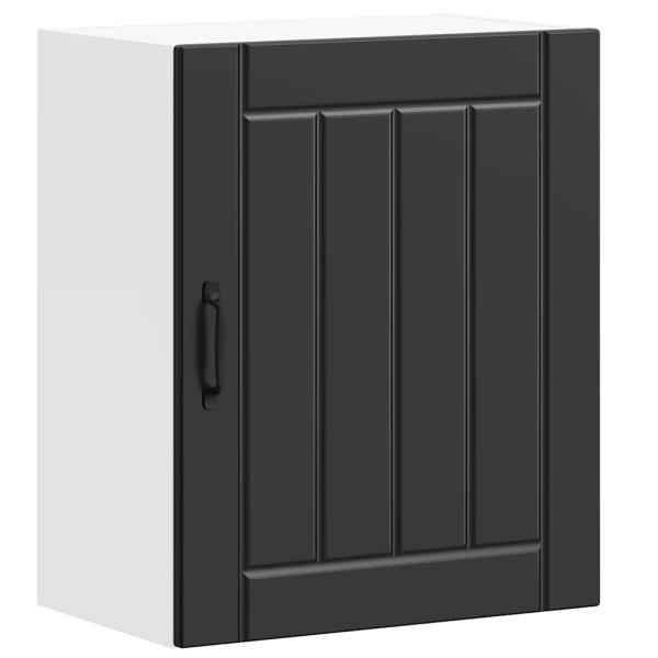 Küchen-Hängeschrank Lucca Schwarz Holzwerkstoff