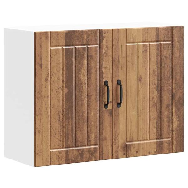 ARDEBO.de - Küchen-Hängeschrank Lucca Altholz-Optik Holzwerkstoff