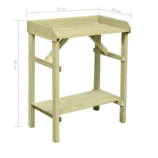 Pflanztisch Imprägniertes Kiefernholz 75 x 40 x 90 cm