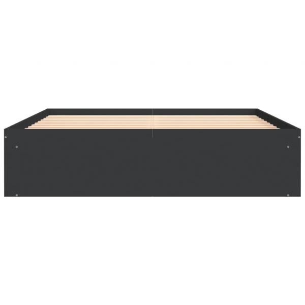 Bettgestell Schwarz 140x190 cm