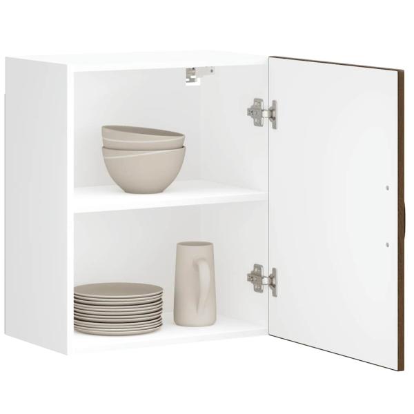 ARDEBO.de - Küchen-Hängeschrank Lucca Braun Eichen-Optik Holzwerkstoff