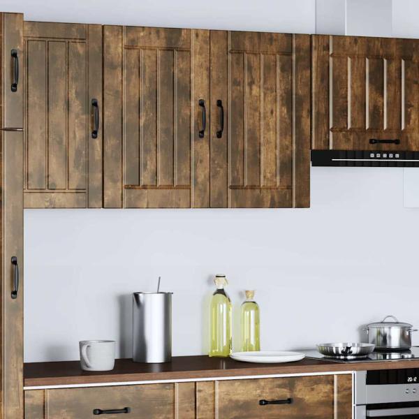 K?chen-H?ngeschrank Lucca R?uchereiche Holzwerkstoff