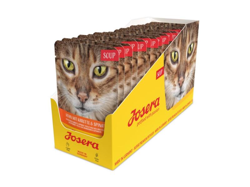 ARDEBO.de Josera Cat Soup Huhn mit Karotte & Spinat 70 g