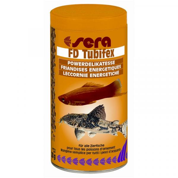 ARDEBO.de sera FD Tubifex Nature 250 ml