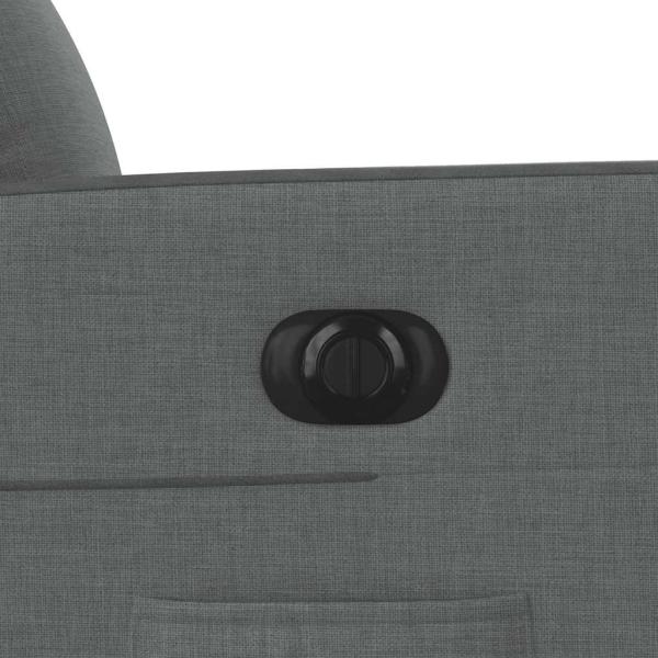 Relaxsessel Elektrisch Dunkelgrau Stoff