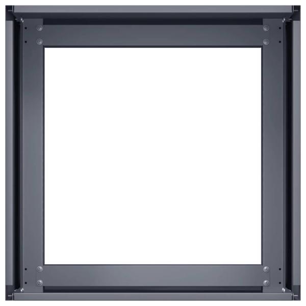 Pflanzgefäß Anthrazit 40x40x30 cm Stahl