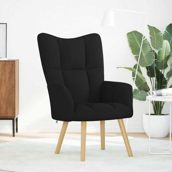 Relaxsessel Schwarz Stoff