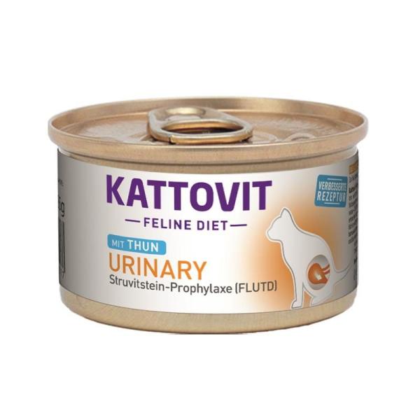 ARDEBO.de Kattovit Dose Feline Diet Urinary Thunfisch Struvitstein-Prophylaxe FLUTD (C-Rezeptur) 85g
