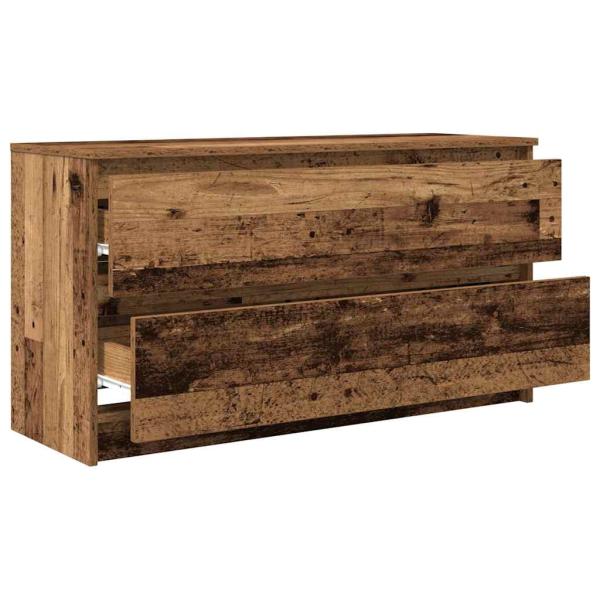 TV-Schrank Altholz-Optik 100x35x54 cm Holzwerkstoff
