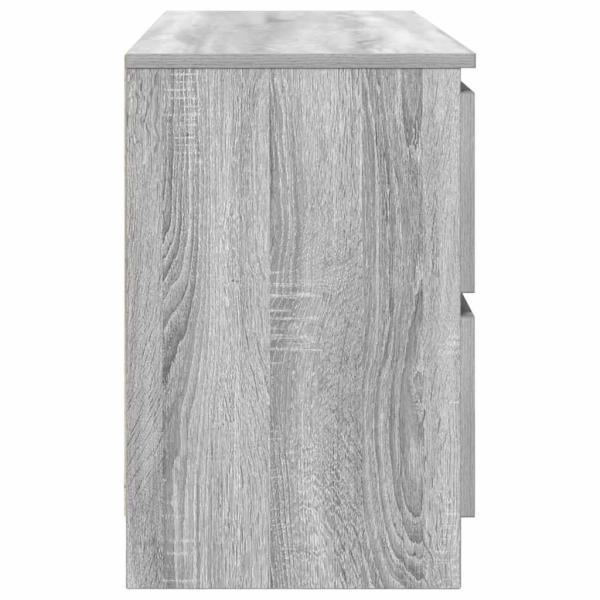 TV-Schrank Grau Sonoma 100x35x54 cm Holzwerkstoff