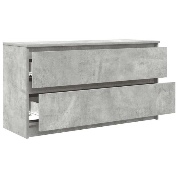 TV-Schrank Betongrau 100x35x54 cm Holzwerkstoff