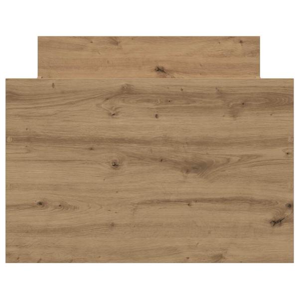 Bettgestell ohne Matratze Artisan-Eiche 90x200cm Holzwerkstoff