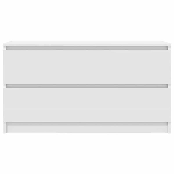 TV-Schrank Weiß 100x35x54 cm Holzwerkstoff