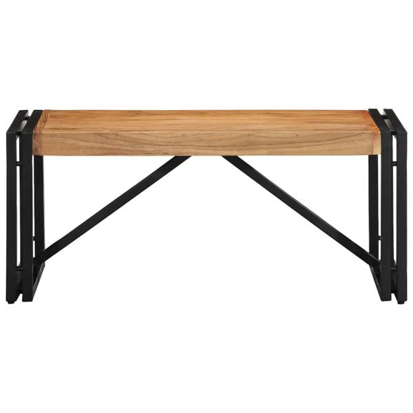 Couchtisch 80x40x35 cm Massivholz Akazie