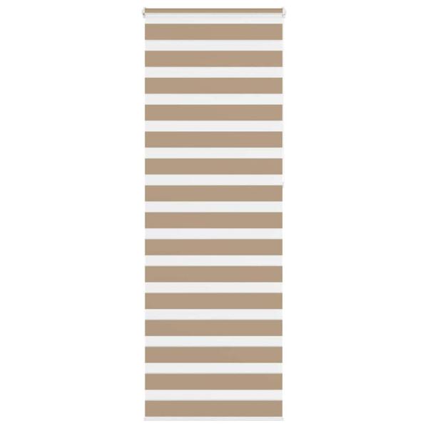 ARDEBO.de - Zebrarollo Sandbraun 75x230 cm Stoffbreite 70,9 cm Polyester