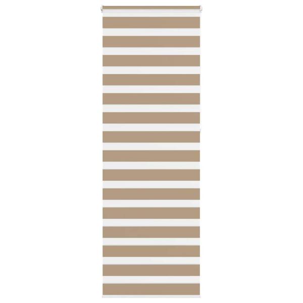 Doppelrollo Sandbraun 85x230 cm Stoffbreite 80,9 cm Polyester