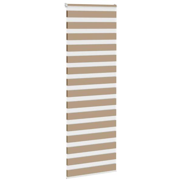 Doppelrollo Sandbraun 85x230 cm Stoffbreite 80,9 cm Polyester