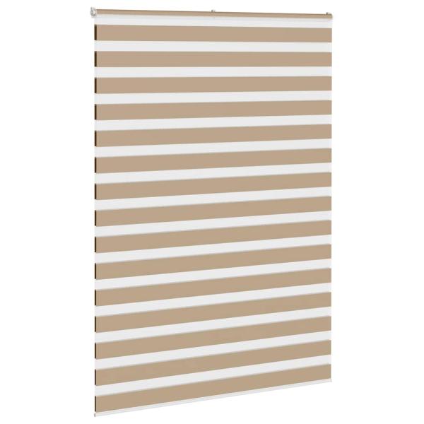 Doppelrollo Sandbraun 165x230 cm Stoffbreite 160,9 cm Polyester