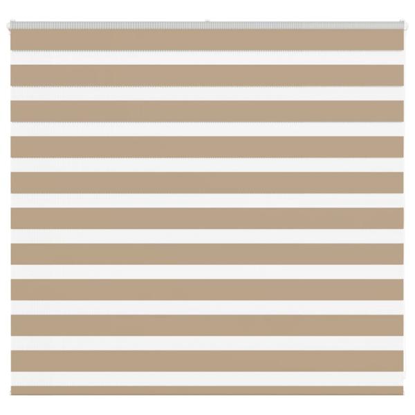 ARDEBO.de - Zebrarollo Sandbraun 160x100 cm Stoffbreite 155,9 cm Polyester