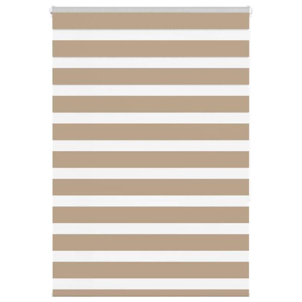 ARDEBO.de - Zebrarollo Sandbraun 95x150 cm Stoffbreite 90,9 cm Polyester