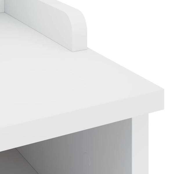 Flurbank SANDNES Weiß 45x40x50 cm Massivholz Kiefer