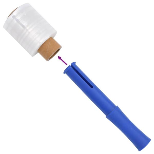 Stretchfolie mit Griff 10 Stk. Transparent 23 ?m 50 cm x 150 m