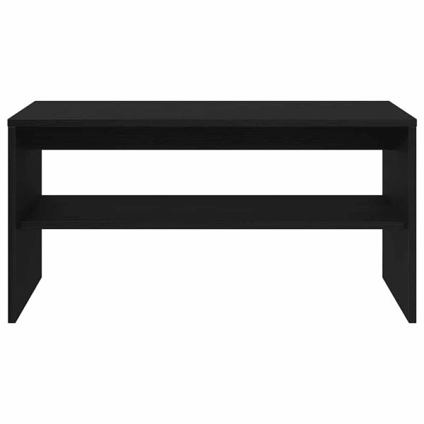TV-Schrank Schwarz Eiche-Optik 80x40x40 cm Holzwerkstoff