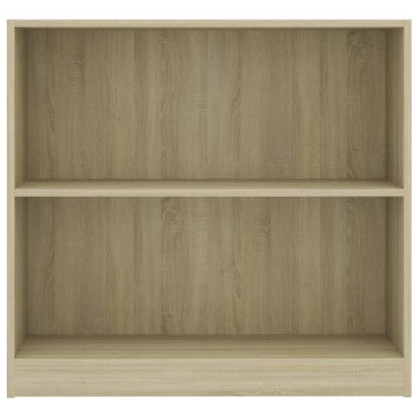 Bücherregal Sonoma-Eiche 80x24x75 cm Holzwerkstoff