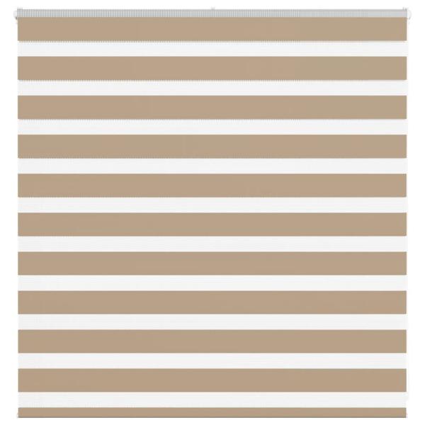 ARDEBO.de - Zebrarollo Sandbraun 145x100 cm Stoffbreite 140,9 cm Polyester