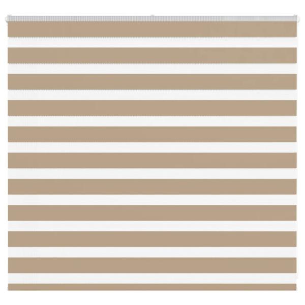 ARDEBO.de - Zebrarollo Sandbraun 155x100 cm Stoffbreite 150,9 cm Polyester
