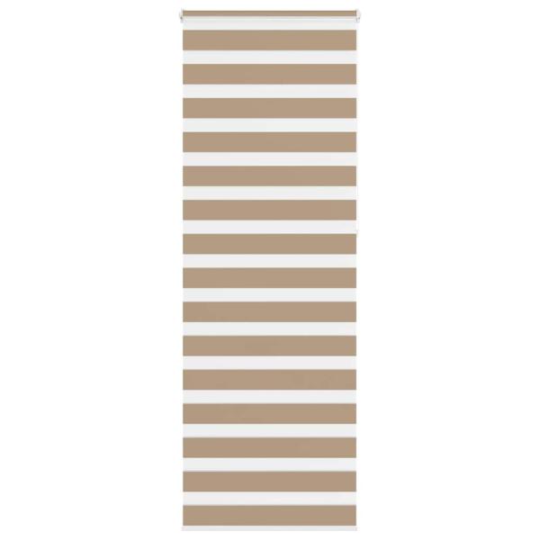 ARDEBO.de - Zebrarollo Sandbraun 70x230 cm Stoffbreite 65,9 cm Polyester